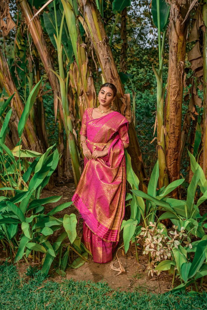 Mandakini Silk 3 Lichi Silk Designer Sarees Catalog